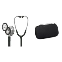 Student package - Littmann Classic III Black Stethoscope 5620 + Pearl Black bag