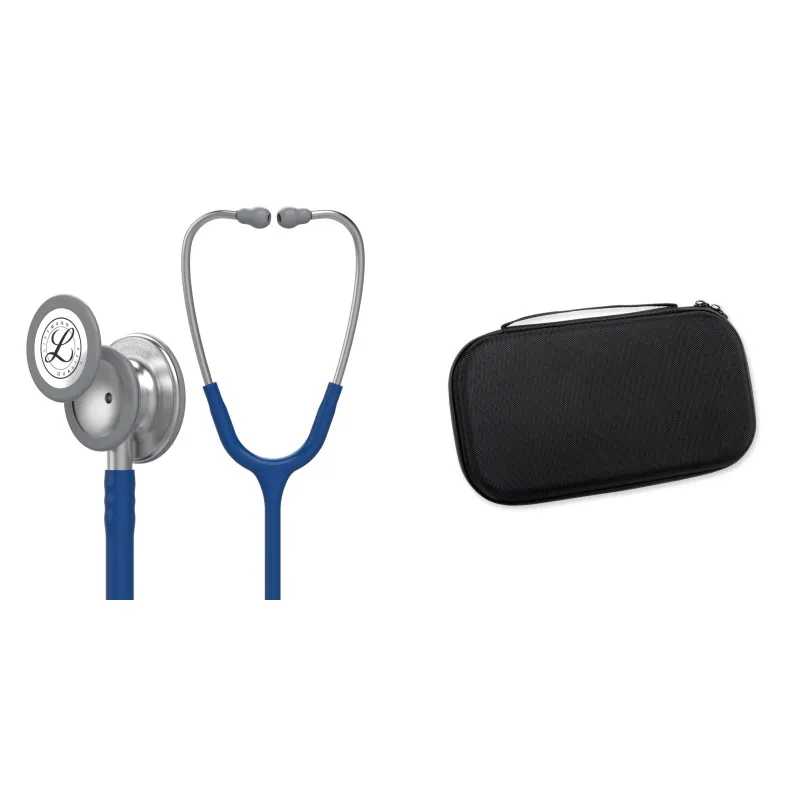 Diákcsomag - Littmann Classic III sztetoszkóp tengerészkék 5622 + Gyöngyfekete táska