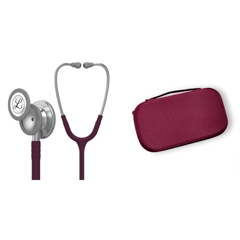 Pachet student - Stetoscop Littmann Classic III Plum 5831 + Borseta Burgund