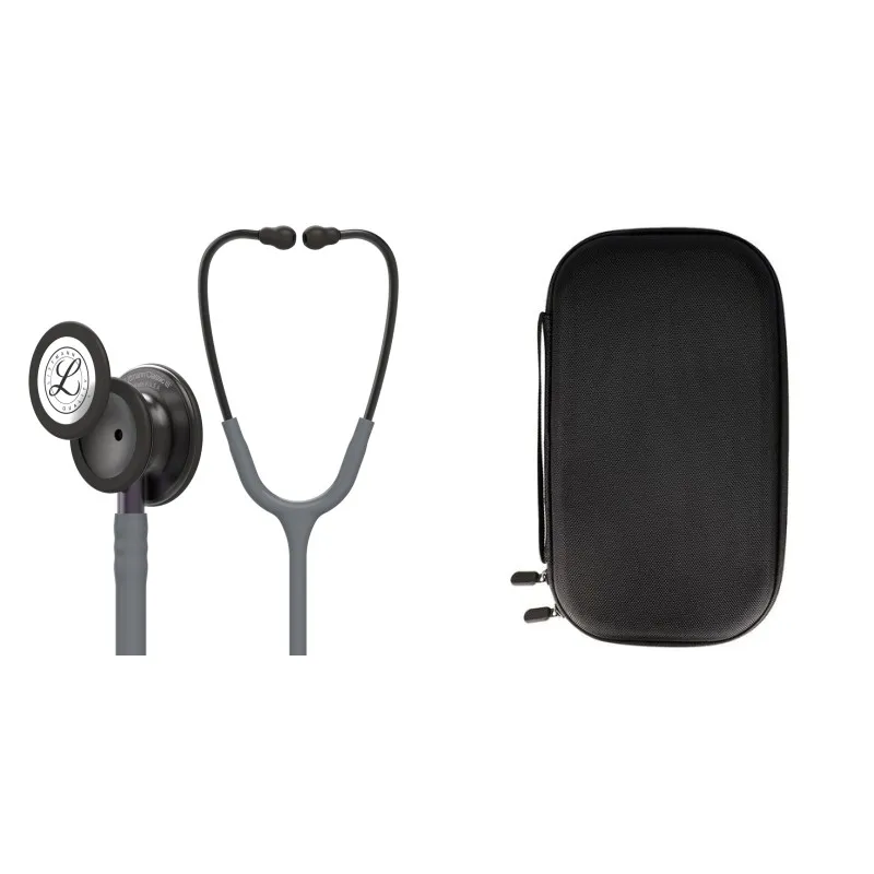 Pack étudiant - Stéthoscope Littmann Classic III Gris avec capsule fumée 5873 + Sacoche noire